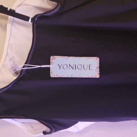 Women's Younique Black White Swim Suit Small - Picture 5 of 5